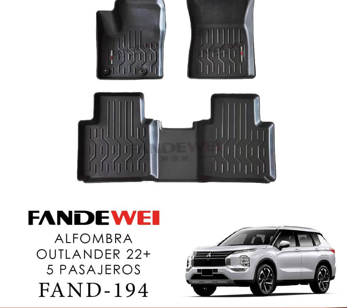 Alfombra de bandeja MITSUBISHI OUTLANDER 22+ 5 PASAJEROS