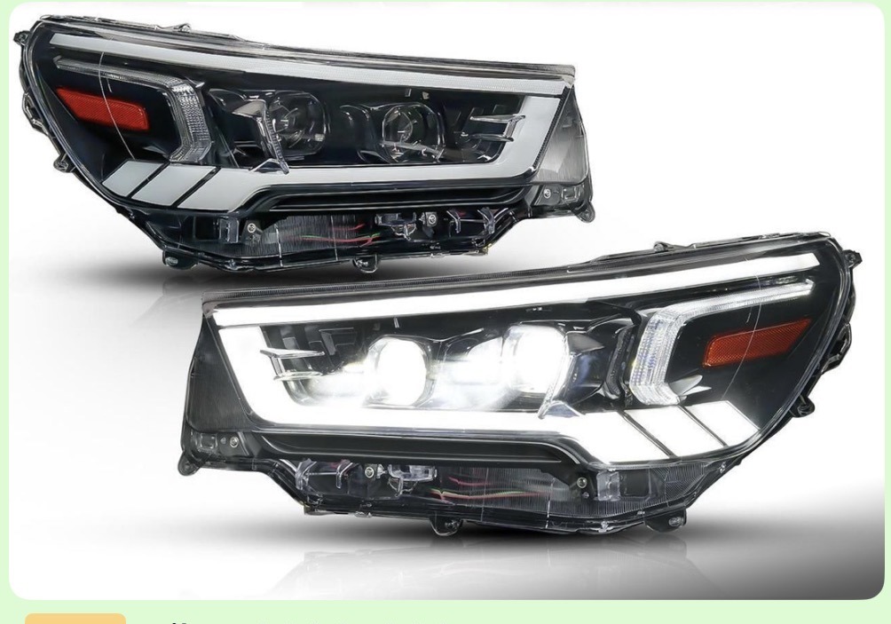 Lupa Toyota Hilux 2020-2025 — Full LED