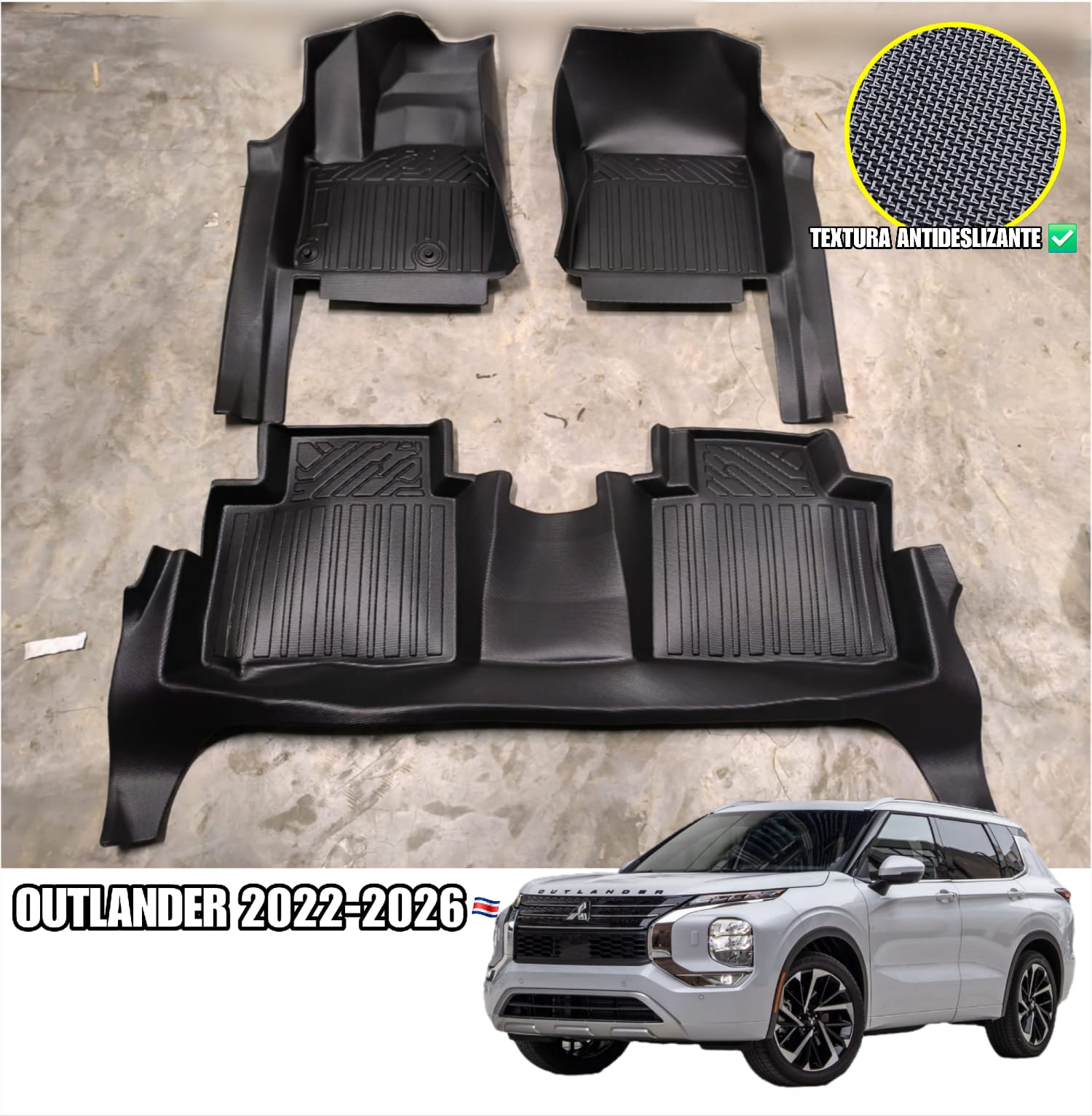 Alfombra de bandeja Mitsubishi Outlander 2022-2026