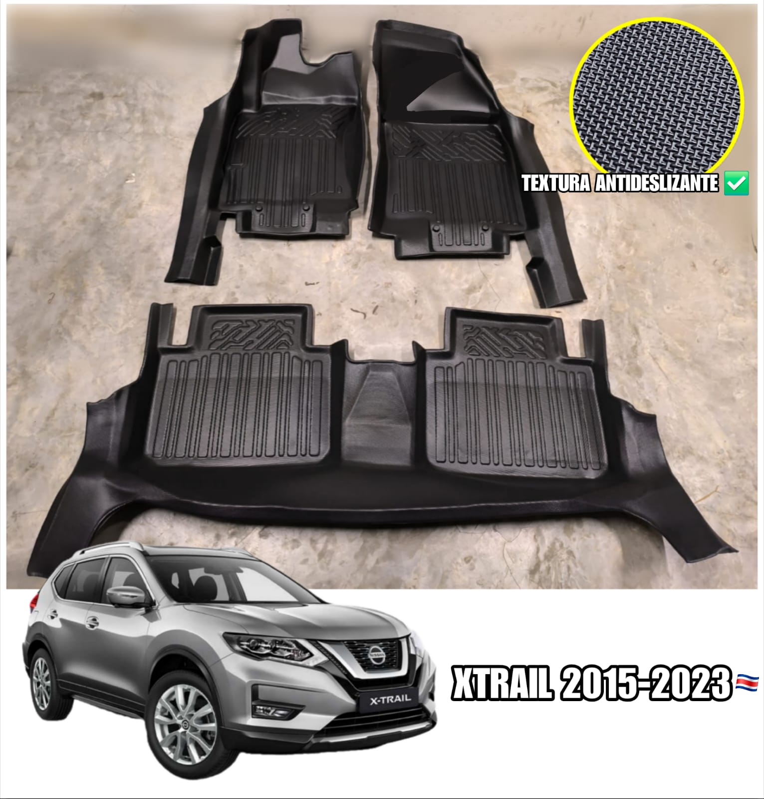 Alfombra de bandeja Nissan X-Trail 2015-2023