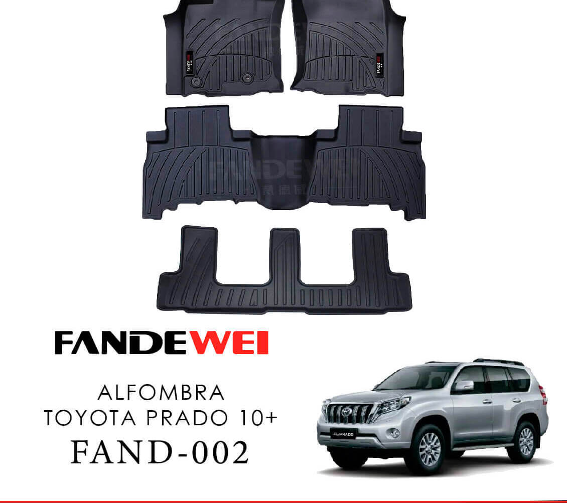 Alfombra de bandeja TOYOTA PRADO 2010+ (4 PZS)