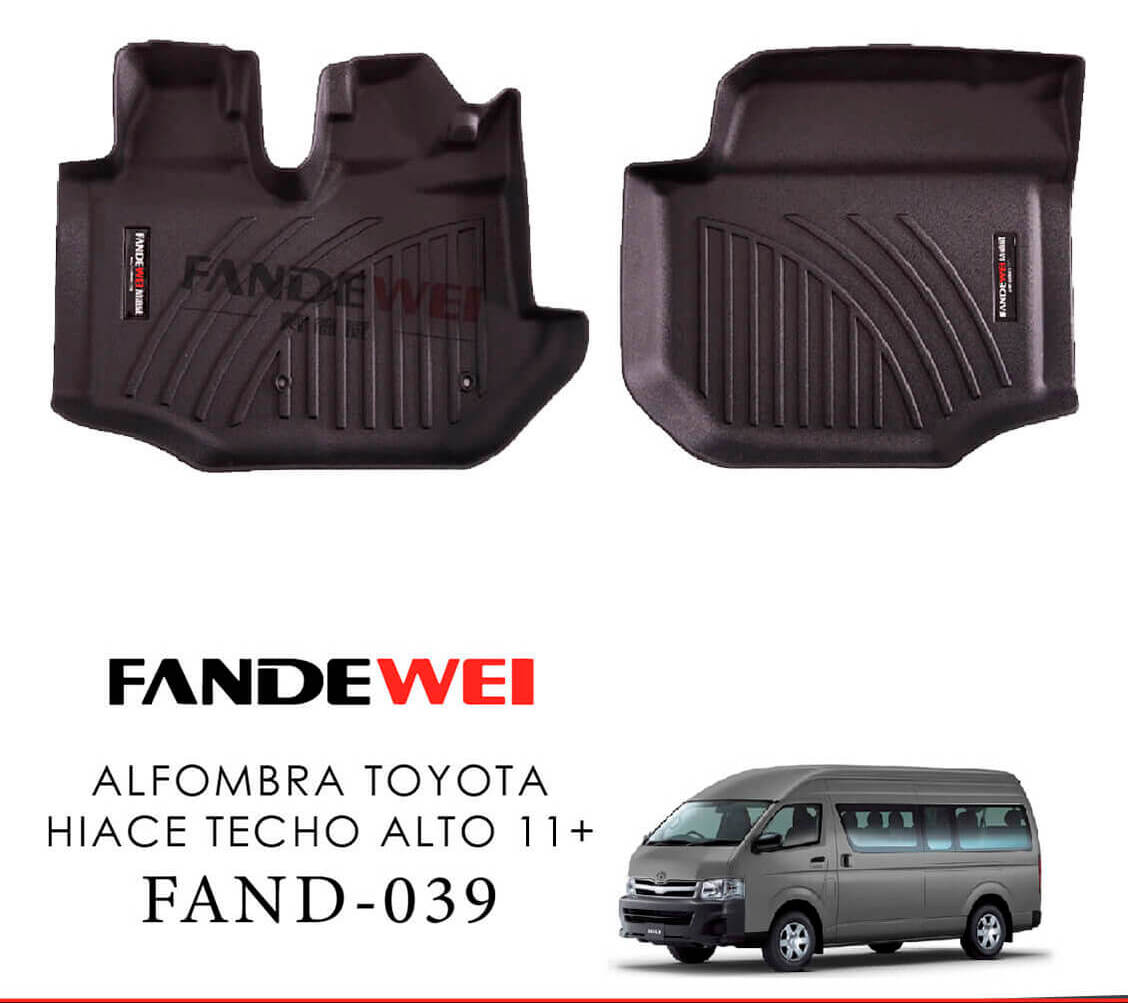 Alfombra de bandeja TOYOTA HIACE TECHO ALTO 11+