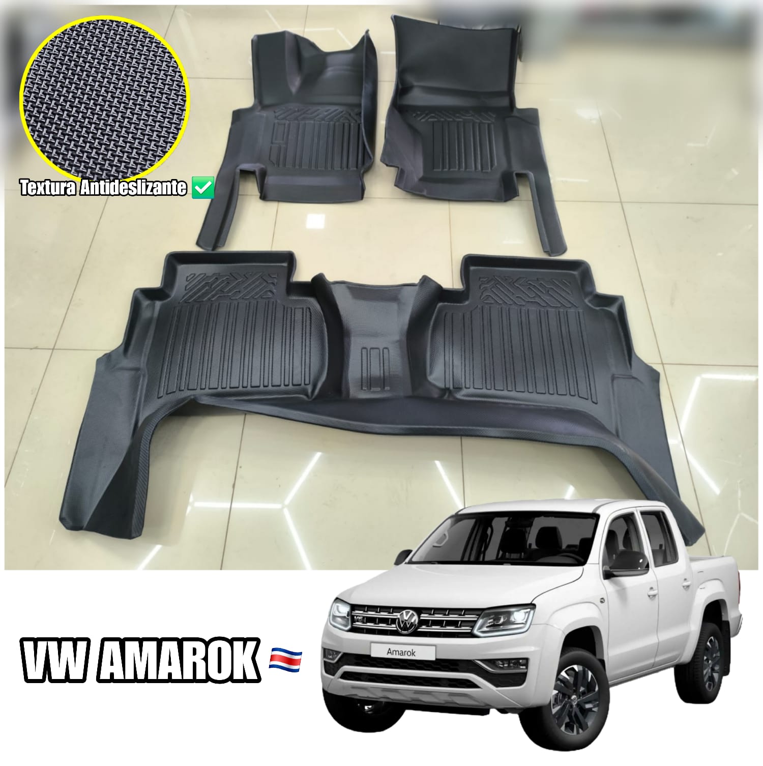 Alfombra de bandeja Volkswagen Amarok