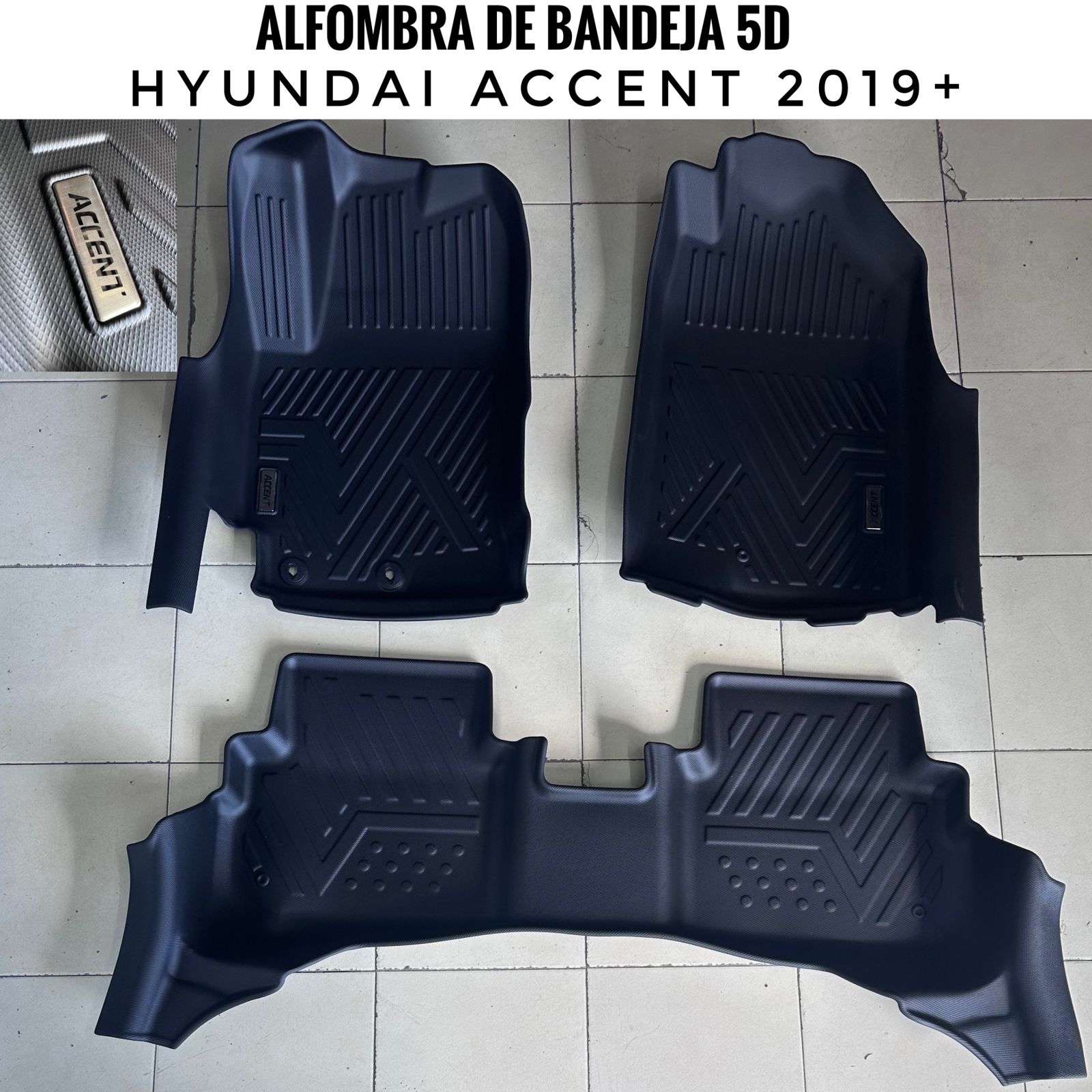 Alfombra de bandeja Hyundai Accent 2019+