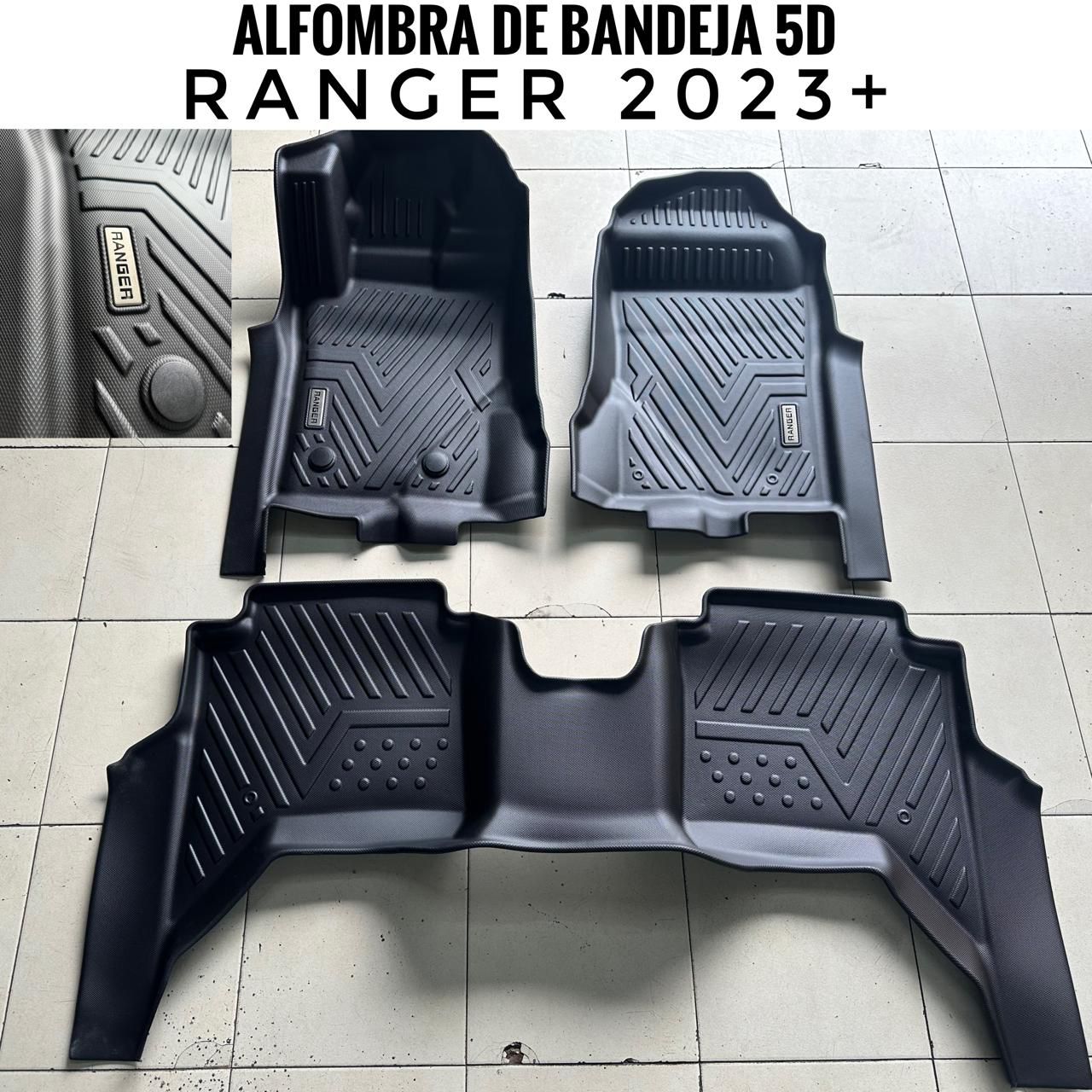 Alfombra de bandeja Ford Ranger 2023+