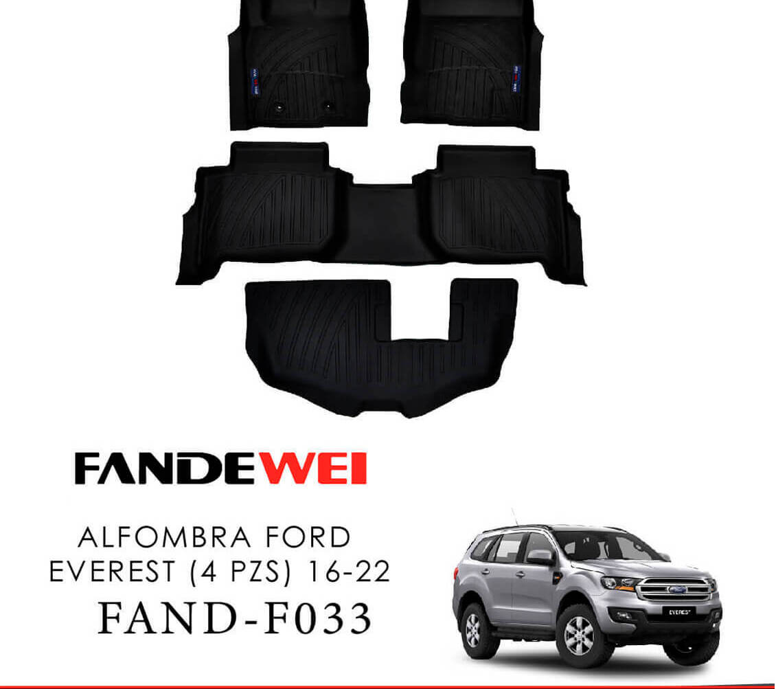 Alfombra de bandeja FORD EVEREST (4 PZS) 16-22