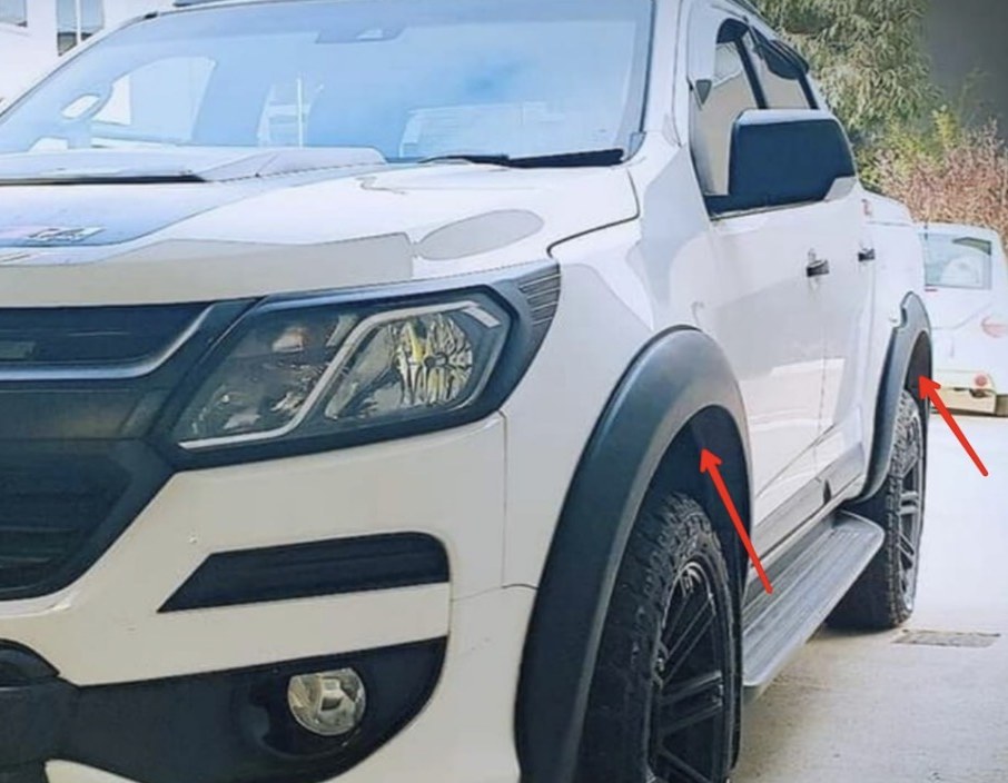 Flares Fender Flares Liso Chevrolet Colorado