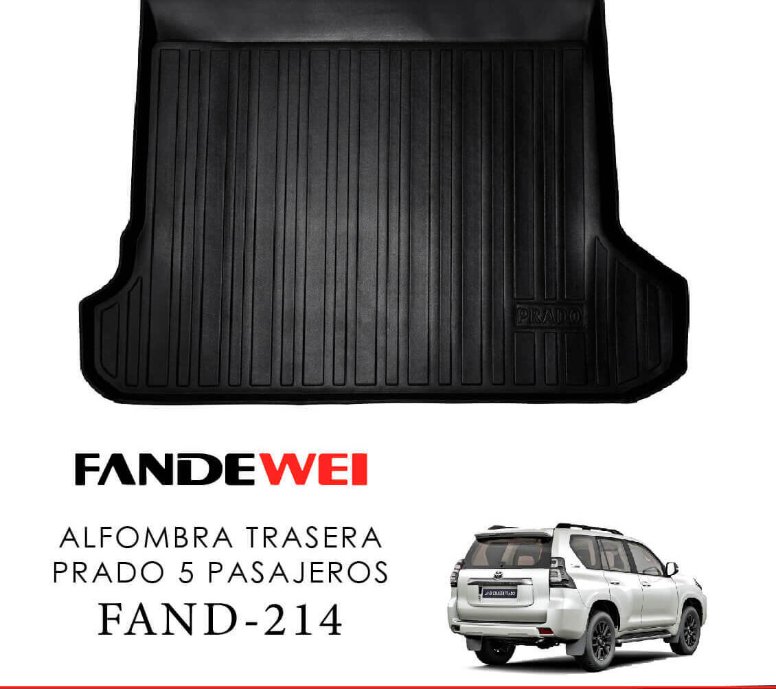 Alfombra de bandeja TRASERA TYT PRADO 5 PASAJEROS