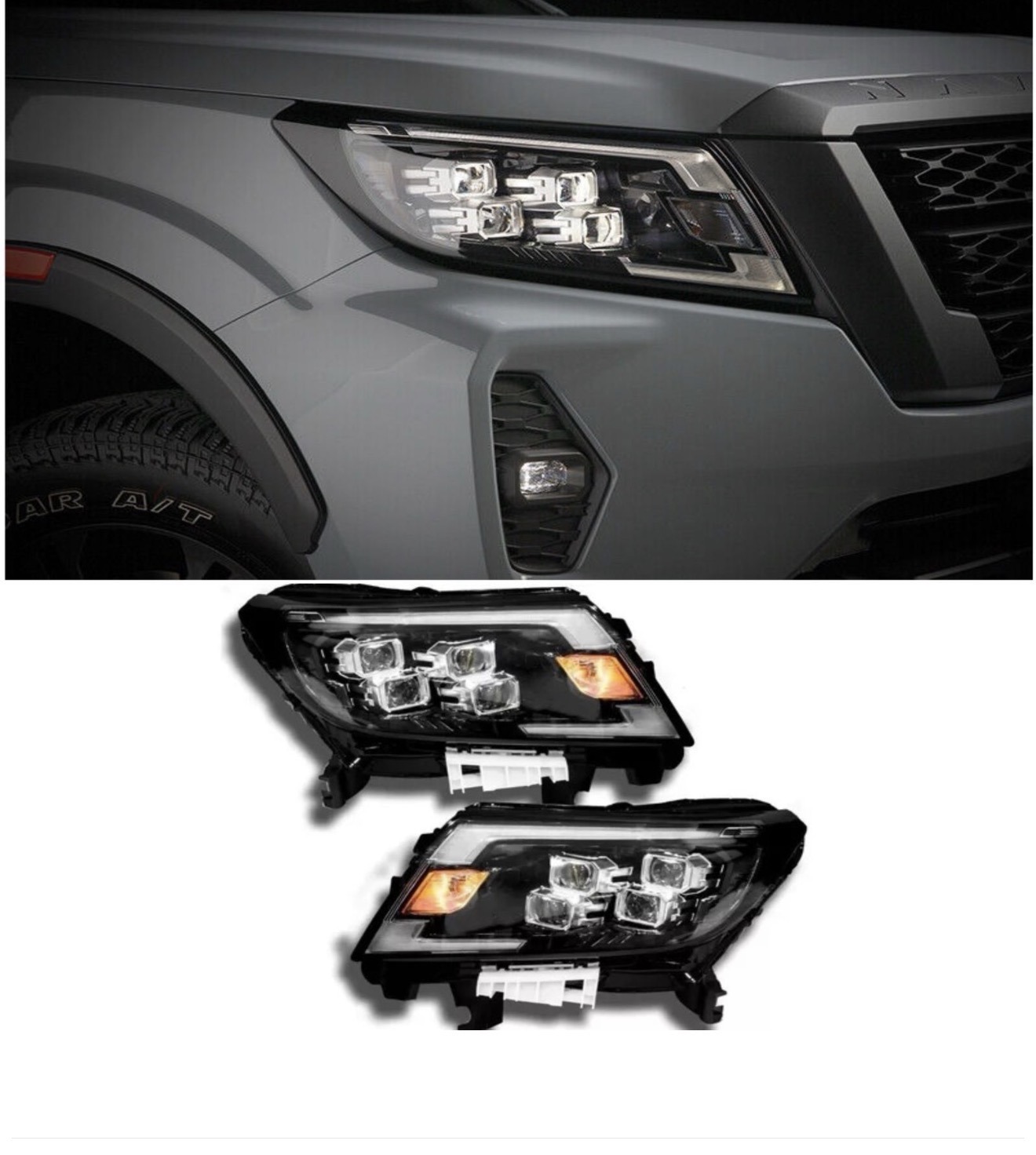 Lupas Nissan Frontier NP300 2016-2025 — PRO4X