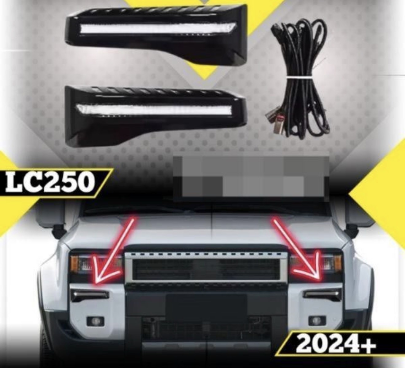 DRL DRL Toyota Prado LC250 — Barras LED