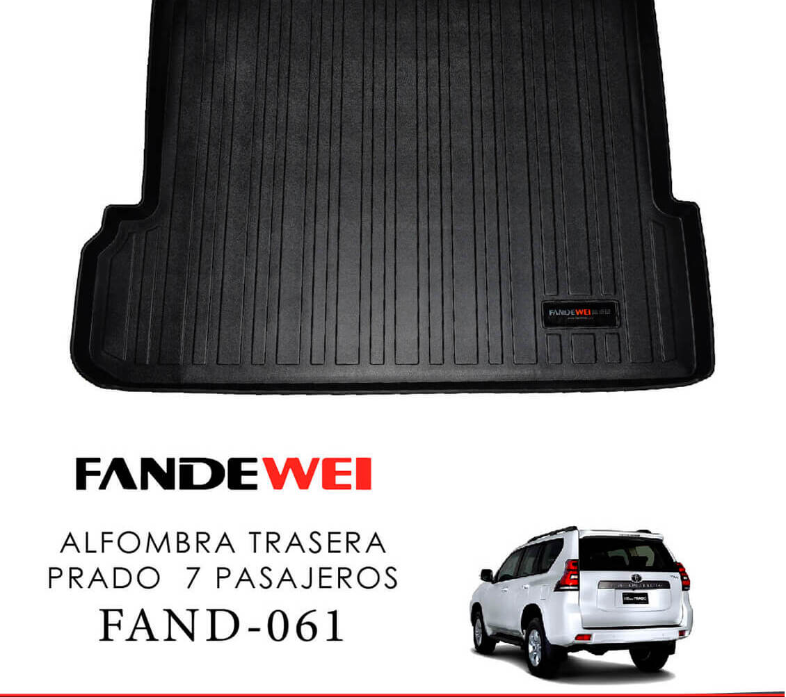 Alfombra de bandeja TRASERA TYT PRADO  10-23 7 PASAJEROS
